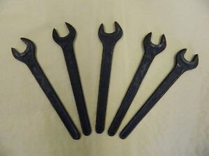 5pc 13mm spanner flat wrench thin 13 mm black 