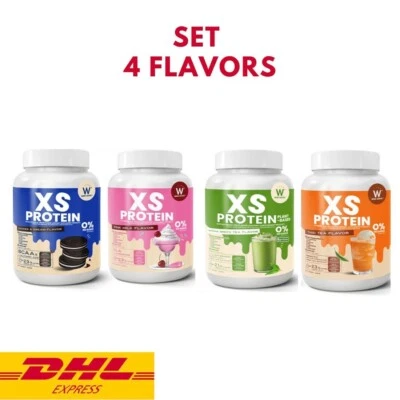 Wink White XS Proteína Galleta y Crema Té Tailandés Verde Matcha Rosa Leche SET 4 Sabores Foto 1 de 4