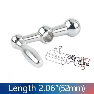 Lathe Crank Handle Compound Rest Three Ball Handle for C3/C2/SC2/G8688&G0765 - Image 1 of 4