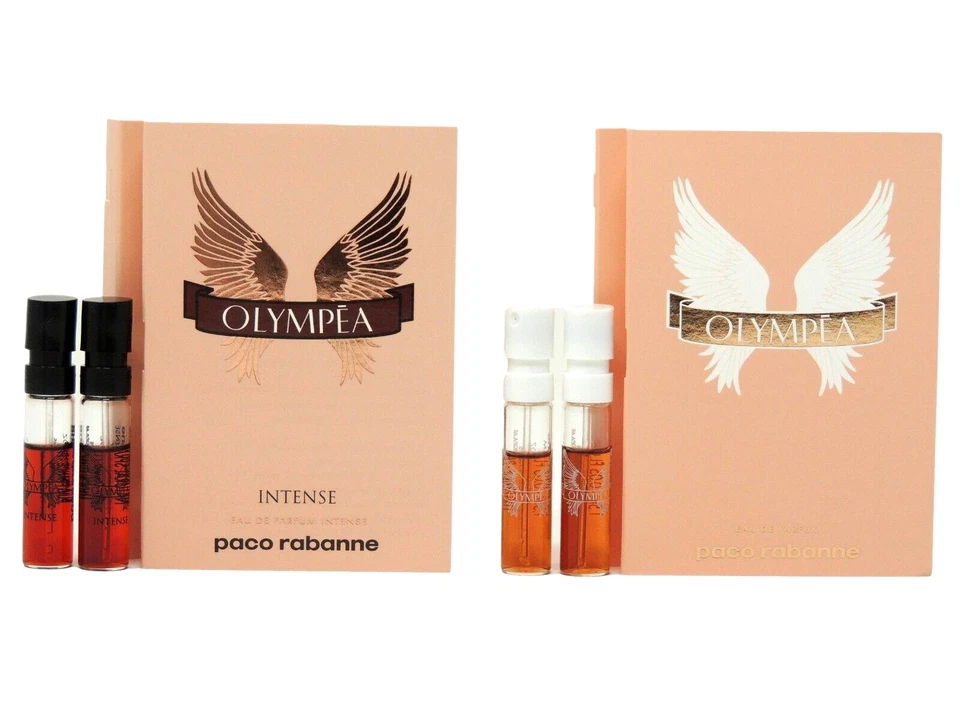 PACO RABANNE OLYMPEA ИНТЕНСИВНАЯ ПАРФЮМЕРНАЯ ВОДА 1,5 мл 0,05 жидкой унции x 2 КАЖДЫЙ ОБРАЗЕЦ ПАРФЮМЕРНОГО СПРЕЯ - Изображение 1 из 1