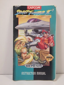 Street Fighter II Special Champion Edition (SEGA Genesis) Authentic MANUAL ONLY - Picture 1 of 8