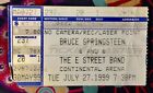 BRUCE SPRINGSTEEN AND E STREET BAND - JULY 27, 1999 - CONTINENTAL ARENA - TICKET