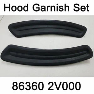 Juego de 2 rejillas de ventilación de capó Veloster 2012 a 2017 derecha e izquierda originales Hyundai - Imagen 1 de 5