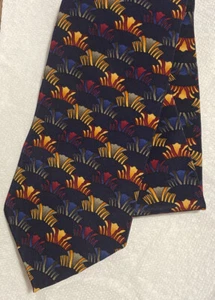 Jerry Garcia "Tennis Shoe Escape " Collection Abstract Silk Tie Excellent - Picture 1 of 6