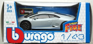Bburago Lamborghini Huracan LP610-4 hellgrau 1:43 Neu/OVP Modellauto Auto Car - Picture 1 of 3