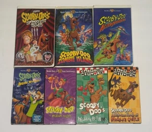Scooby-Doo VHS Lot 7 Zombie Alien Dracula Arabian Spookiest Wedding Bells Tapes - Bild 1 von 4