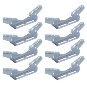 (8) Pontoon Wing Brackets Bunk Bolster Boat Pontoon Trailer V Wing Brackets - Picture 1 of 8