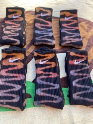 Nike Reverse Ice Dyed Socks “UP IN SMOKE” 2  (Mens 8-12, Women’s 10-13) - Image 1 of 4