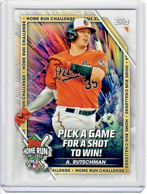 2023 Topps Home Run Challenge #HRC-3 Adley Rutschman Rookie – Orioles – Mint - Image 1 of 2