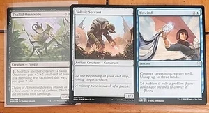 Magic the Gathering Lot x3 NM-M Dominaria Thallid, Voltaic, Unwind Common - Picture 1 of 4