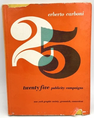 1961 Erberto Carboni 25 PUBLICITY CAMPAIGNS Italy Graphic Design STUDIO BOGGERI - Image 1 of 4