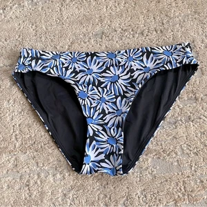 Cuup Bikinihose Bloom Cloud gefüttert blau weiß schwarz Gänseblümchen Blumenmuster: 2 - Bild 1 von 7