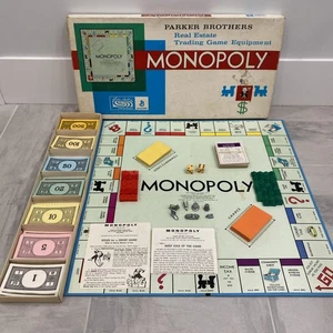 Vintage 1961 Monopoly Board Game by Parker Brothers Classic Original- Complete - Picture 1 of 16