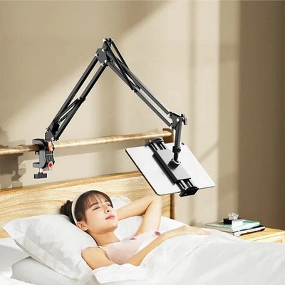 Adjustable Mobile Phone Tablet Holder Stand for Bed Desk Lazy Viewing USA Seller - Image 1 of 4