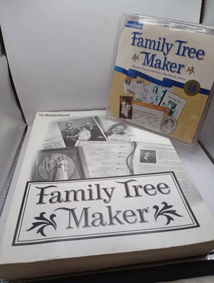 Broderbund Family Tree Maker 6.0 Set Incomplete 1998 - Image 1 of 4