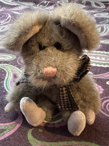 Boyds Bears "Chedda Mouska" - 6" Plush Mouse - 1993 Retired Jointed No Tags - Picture 1 of 6