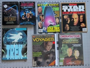 ERSTAUSGABE STAR TREK Bücher + extra Vintage Fanbände (7 Stück) #CCG - Bild 1 von 17