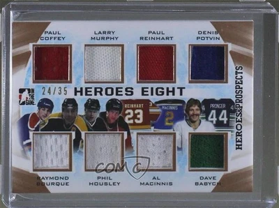 2016 Leaf ITG Heroes & Prospects Eight /35 Paul Coffey Larry Murphy Reinhart HOF - Image 1 of 2