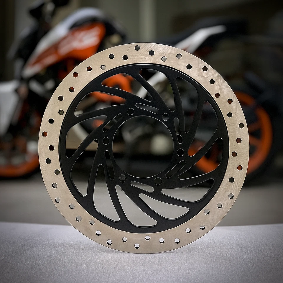 Disco de freno delantero de 300 mm apto para bicicleta de carreras KTM Duke 125 200 250 Foto 1 de 4