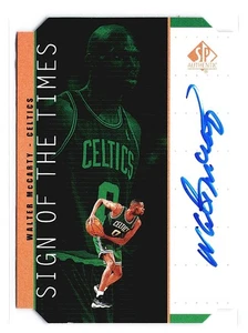 1999-00 SP Authentic Walter McCarty Sign of the Times Auto Bostoon Celtics - Picture 1 of 2