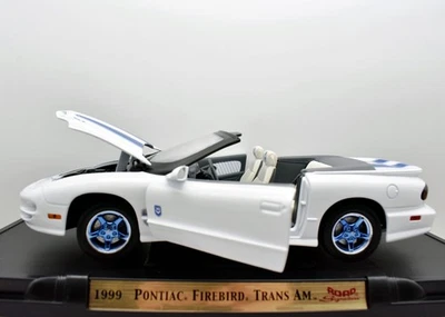 Modellini auto americane scala 1:18 pontiac firebird trans am diecast modellismo - Immagine 1 di 4