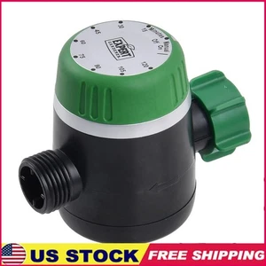 Controlador temporizador de riego mecánico grifo dial exterior 120 minutos resistente - Imagen 1 de 15
