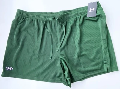 Pantalones Cortos Elásticos Under Armour Para Hombre 3XL Verde Bosque Icono Malla Baloncesto Nuevos Foto 1 de 3