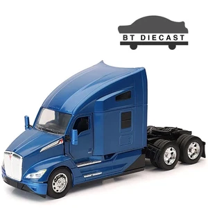 New-Ray Toys 1:32 Scale Kenworth T680 Cab Blue Openable Hood window box 11083 - Bild 1 von 1