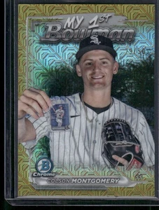 2024 Bowman Chrome #M1B-4 Colson Montgomery My 1st Bowman rifrattori oro #/50 - Foto 1 di 2