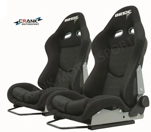 1xBride Seat stradia Black Fiberglass Bride Japan ADR appv Car Racing Sport seat - Picture 1 of 10