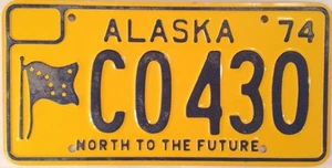 AK GLACIER BAY NATIONAL PARK license plate Resurrection Wildlife Wild CO 430 Fox - Picture 1 of 9