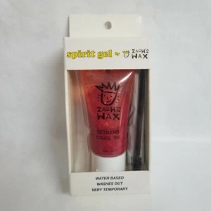 Zach's Wax Spirit Gel Temporary Water Based Hair Color Styling Gel - Red - Picture 1 of 6