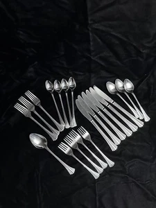 Großes 21-teiliges Ersatzbesteck aus Edelstahl Made in Japan Art Deco - Bild 1 von 6