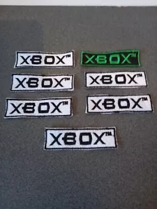 Vintage Lot 7 Embroidered Patches Fabric to Sew Xbox - Picture 1 of 3