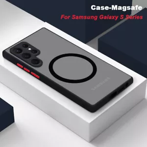 Custodia wireless antiurto magnetica per Samsung S23 Ultra S22 S21Plus cover ibrida - Foto 1 di 17