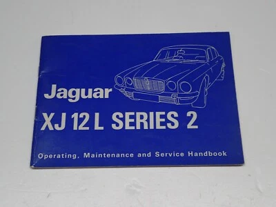 JAGUAR XJ 12 L SERIES 2  OPERATING MAINTENANCE HANDBOOK USO E MANUTENZIONE - Immagine 1 di 4
