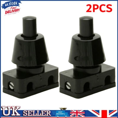 2X MINI MINIATURE 2A 2 AMP ON OFF MAINS 240V PUSH BUTTON PRESS SWITCH LAMP LIGHT - Image 1 of 3