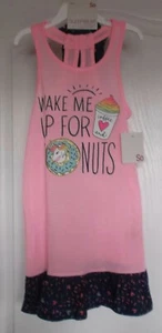 GIRLS' SO PINK SLEEVELESS NIGHTGOWN & MATCHING DOLL GOWN - SIZE 4 - NWT - Picture 1 of 5