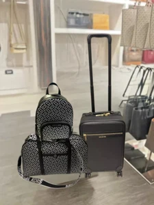 Michael Kors Small Suitcase + XL Duffle Bag + Medium Black Backpack For Travel - Picture 1 of 22