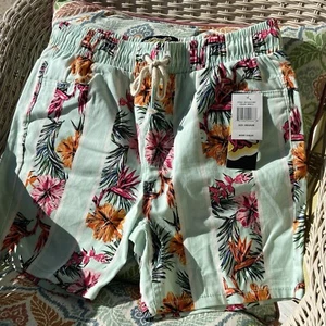 Neu Shorts Hawaiian Good Vibes bequem sexy Blumen Taschen Gr. M #e17 - Bild 1 von 10