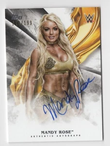 Mandy Rose 2019 Topps WWE Undisputed Autograph Card Auto #A-MR /199 - Picture 1 of 2