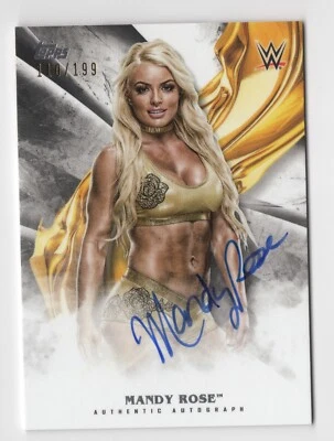 Mandy Rose 2019 Topps WWE Undisputed Autograph Card Auto #A-MR /199 - Image 1 of 2
