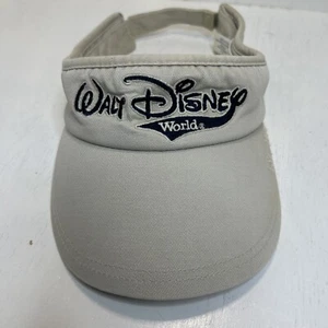 Walt Disney World Orlando Florida Beige Tan Visor Cap Hat Strapback - Picture 1 of 7