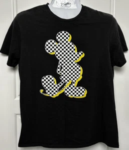 Disney Mickey Mouse Checkers Short Sleeve Shirt- Men's Large - Picture 1 of 3