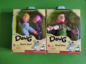 Disney's Doug Skatin' Patti Mayonnaise and Quall Man Figures Mattel (Nick Toons) - Picture 1 of 6