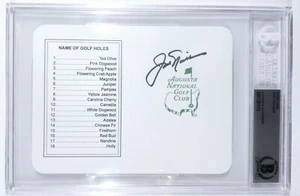 Jack Nicklaus Signed Autographed Augusta Masters Authentic Scorecard Beckett COA - Picture 1 of 1