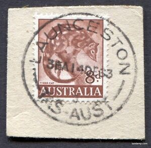 LAUNCESTON TAS 315A14DE63 CDS Australia Stamp Postmark