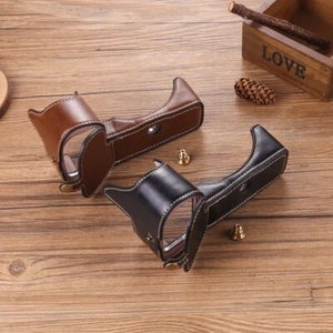 PU Leather Camera Bag Case Protect Cover Half Base for Nikon Z5 Z6 Z7 Z6II Z7II - Picture 1 of 11