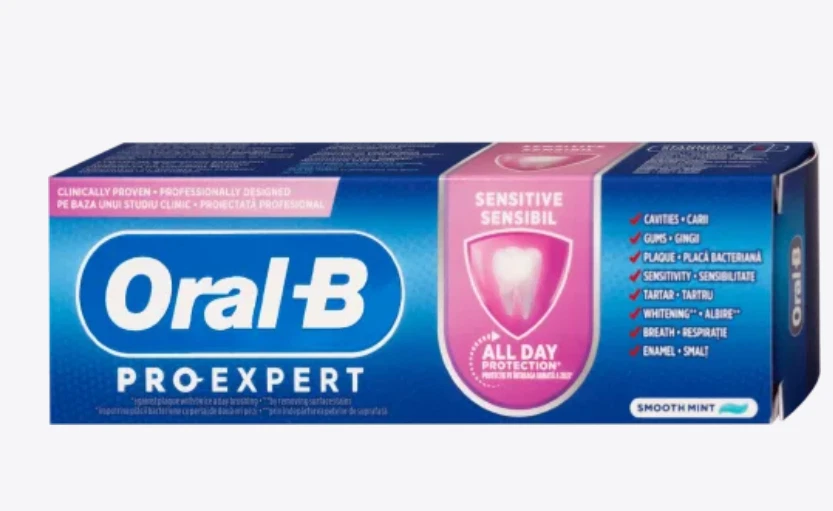 Oral-B PRO EXPERT 敏感牙膏,75 毫升 — 第 1/1 张图片