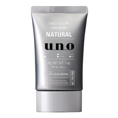 [SHISEIDO UNO] Face Color Creator NATURAL Men's BB Cream SPF30 PA+++ 30g NEW - Image 1 of 3